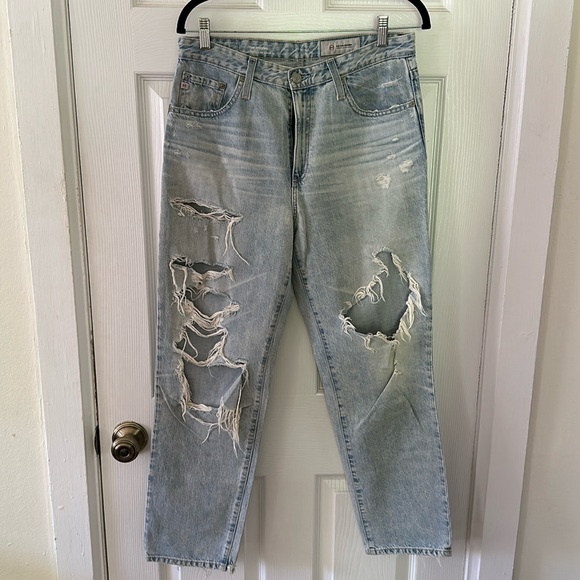 AG Distressed Phoebe Jeans - Picture 2 of 10